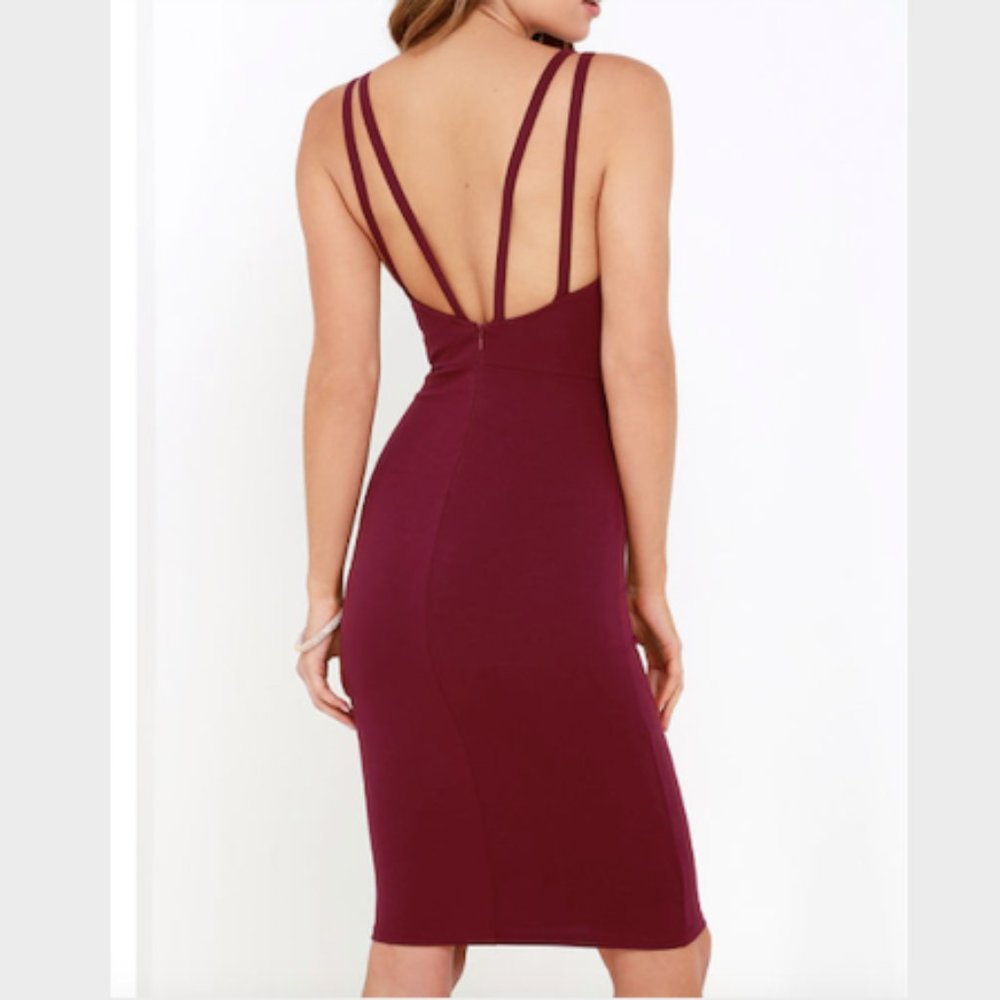 LULU'S Gracefully Yours Bodycon Sheath Dress XL